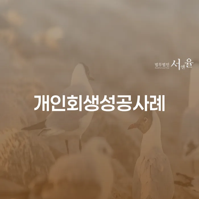 개인회생신청서류 개인회생 잘 하는 법률사무소