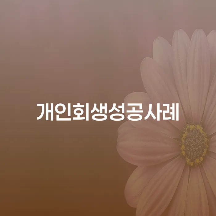 경산시 비면책채권 개인회생으로 현명하게 체크해보세요