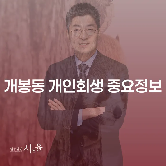 개봉동 개인회생 중요정보
