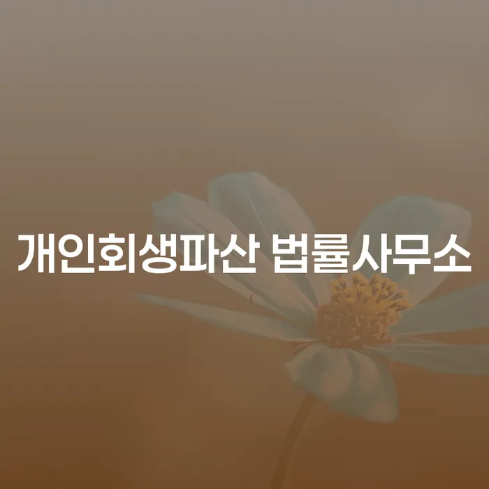인제군 개인회생파산 법률사무소의 역할과 절차